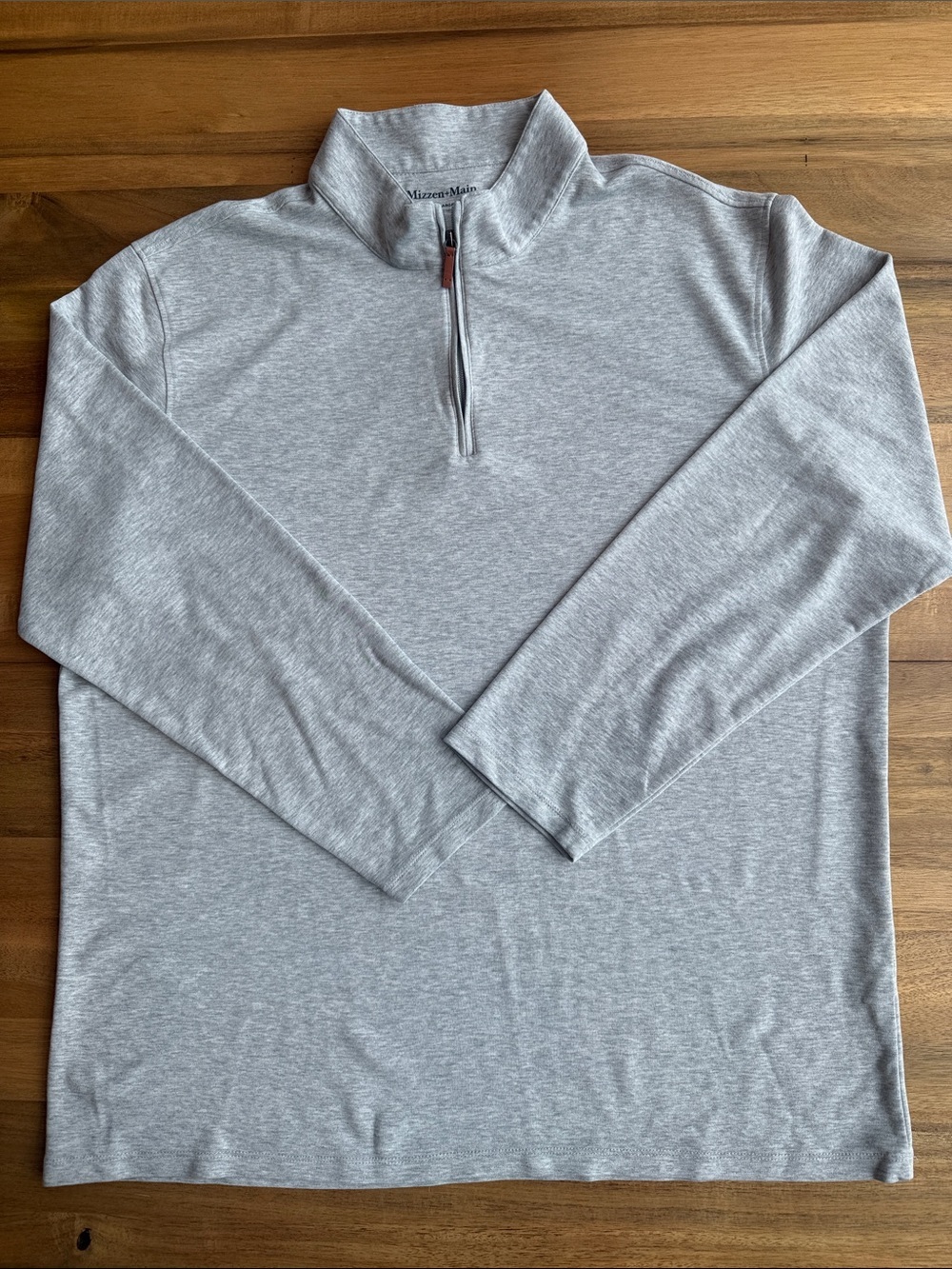 Men’s Mizzen+Main Quarter Zip Pullover Sweater - Picture 2 of 3